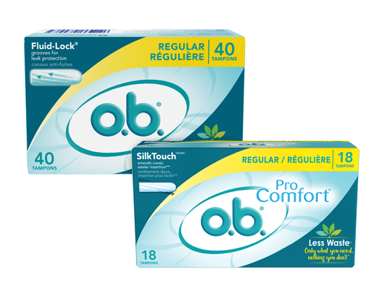 o.b. pro comfort non applicator tampons