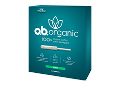 o.b. Organic™ Super with Plant-Based Applicator
